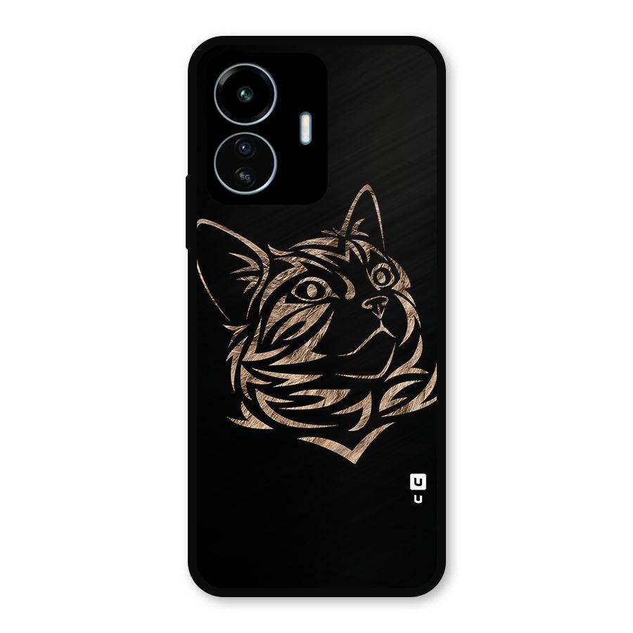 Tribal Cat Metal Back Case for vivo iQOO Z6 Lite 5G