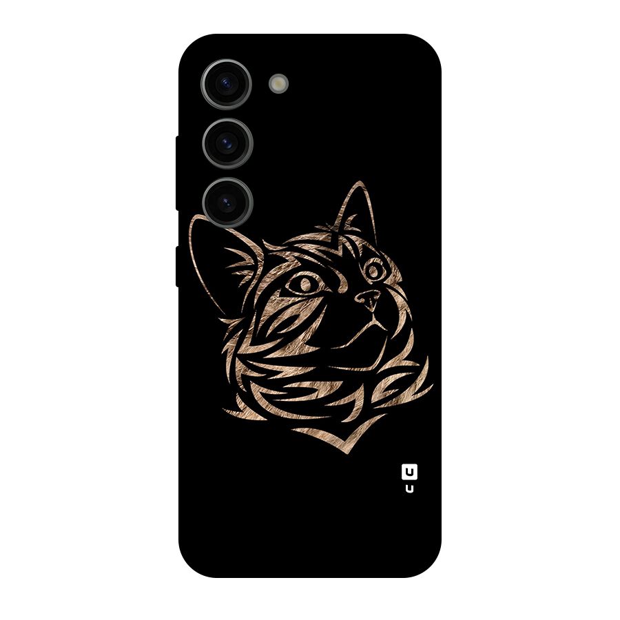 Tribal Cat Original Polycarbonate Back Case for Galaxy S23