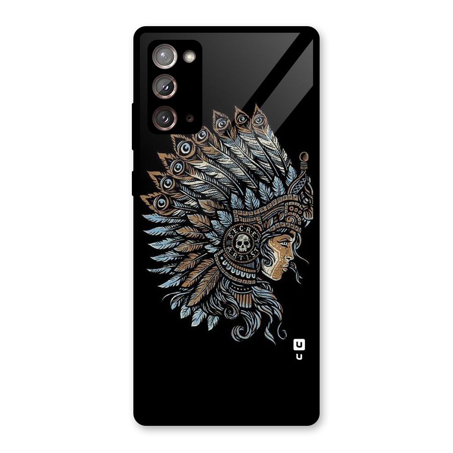 Tribal Design Glass Back Case for Galaxy Note 20