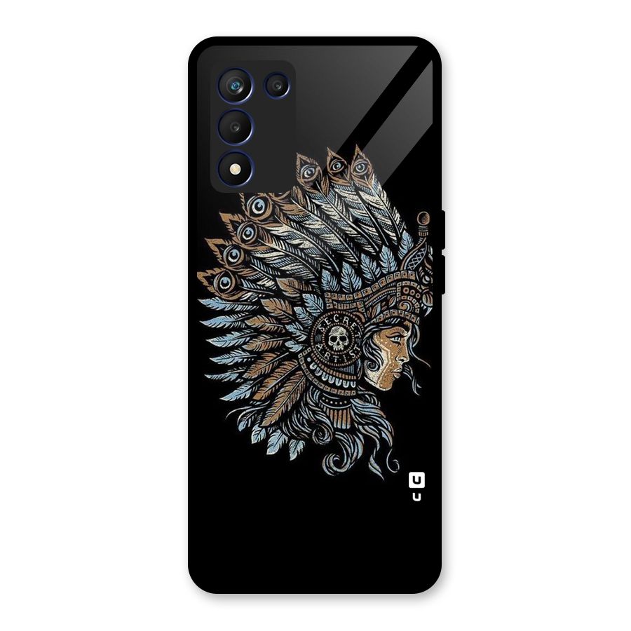 Tribal Design Glass Back Case for Realme 9 5G Speed