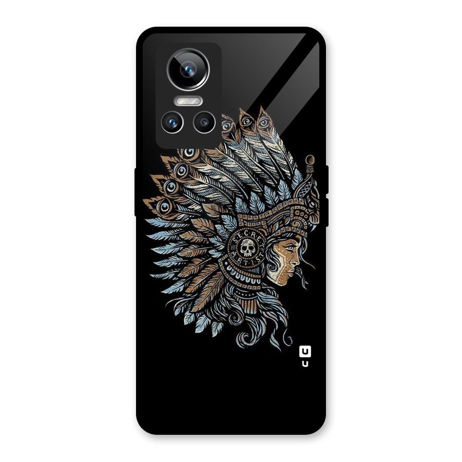 Tribal Design Glass Back Case for Realme GT Neo 3