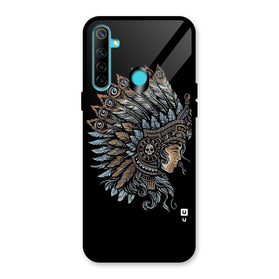 Tribal Design Glass Back Case for Realme Narzo 10