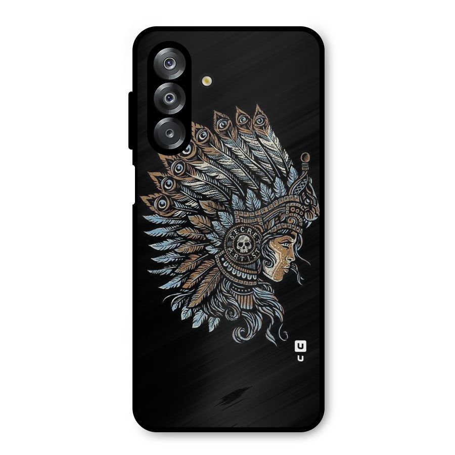 Tribal Design Metal Back Case for Galaxy A26