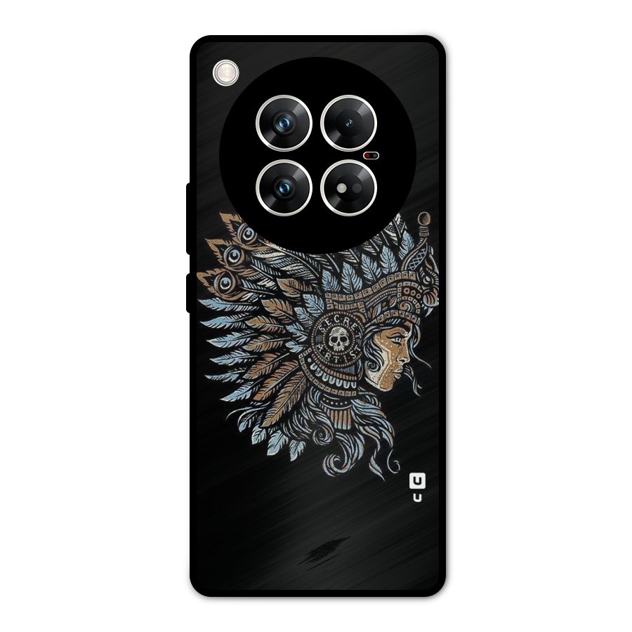 Tribal Design Metal Back Case for Infinix Zero 40 5G