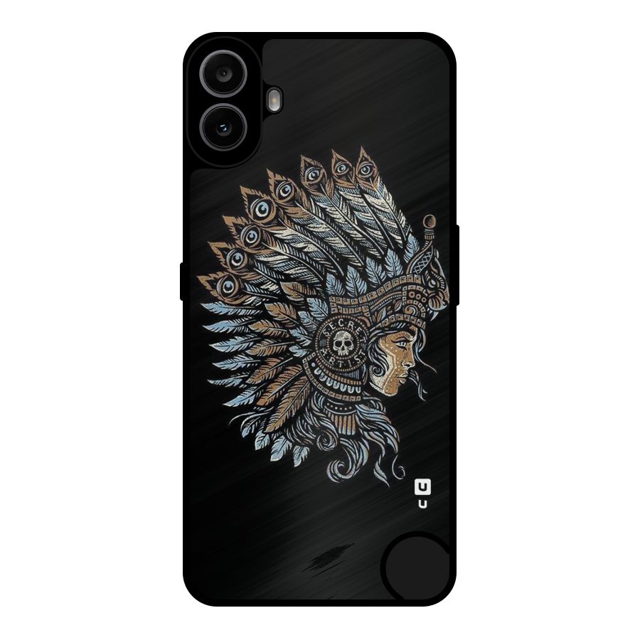 Tribal Design Metal Back Case for Nothing CMF Phone 1