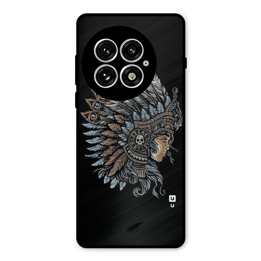 Tribal Design Metal Back Case for OnePlus 13