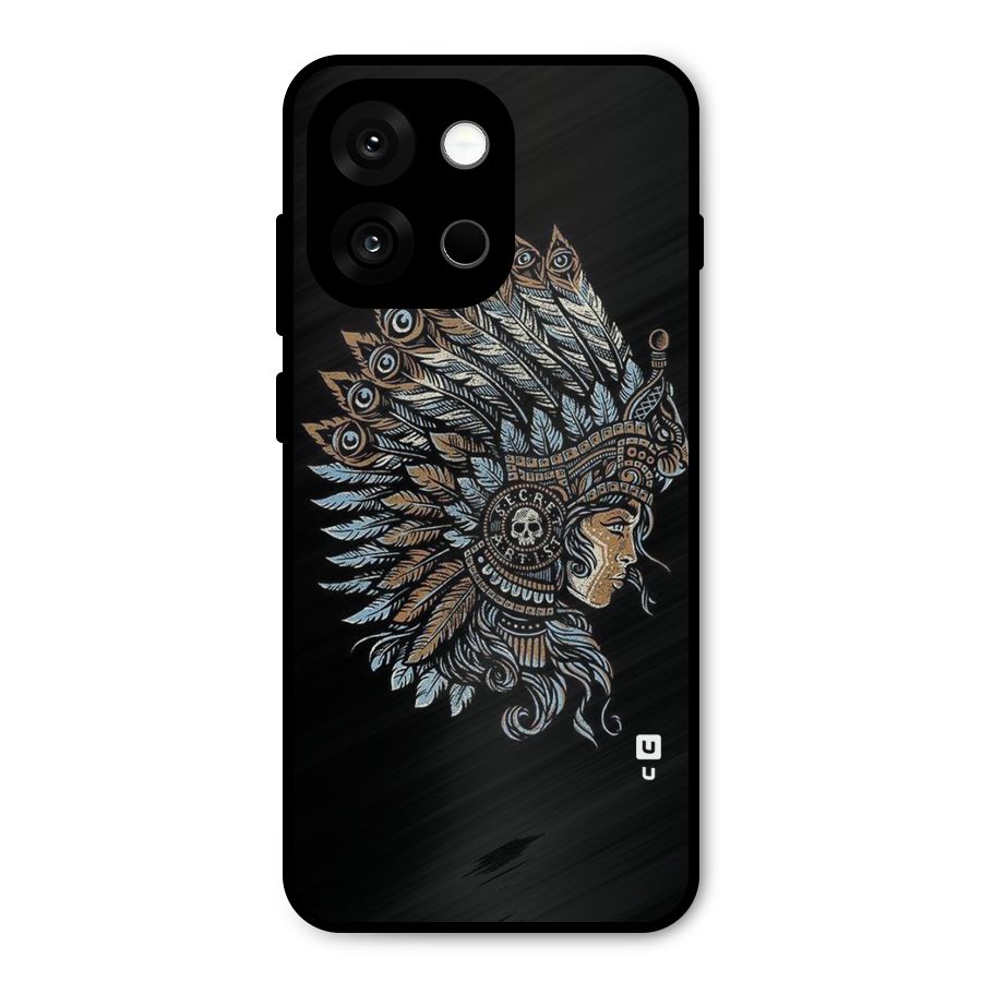 Tribal Design Metal Back Case for OnePlus 13s