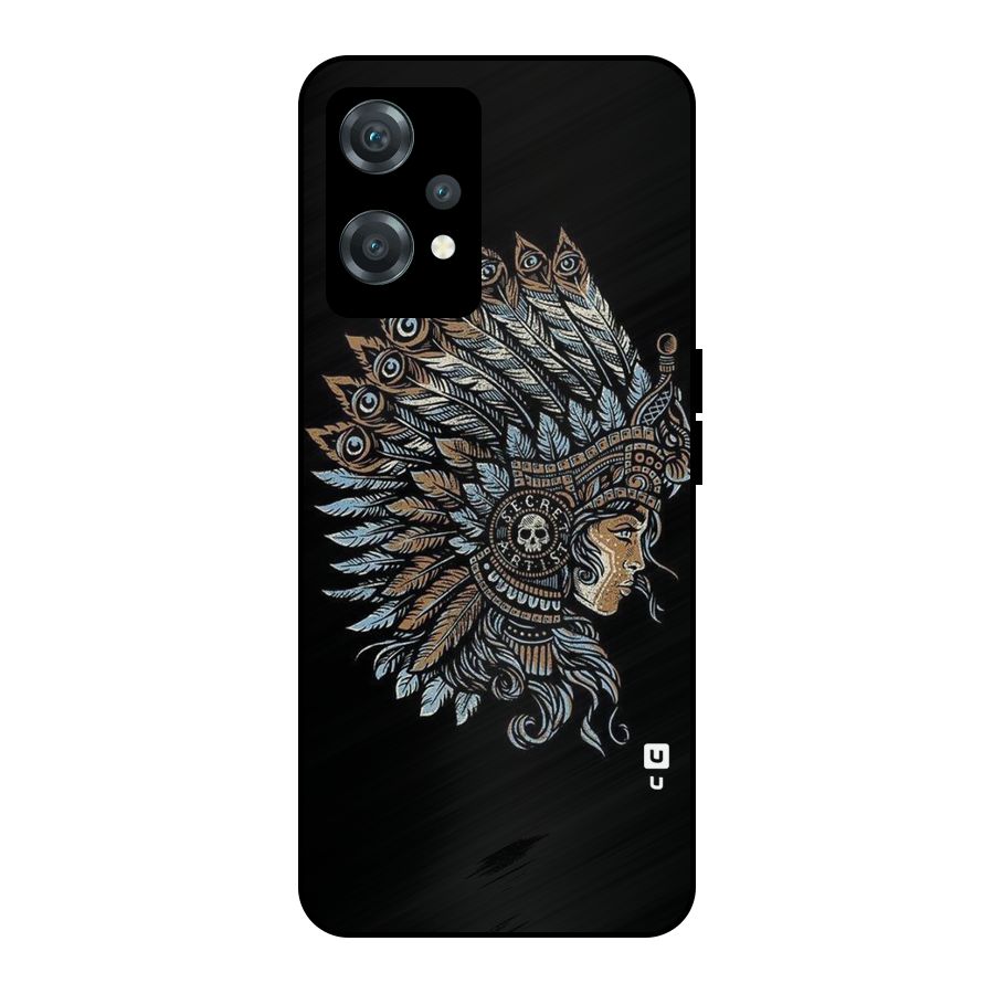 Tribal Design Metal Back Case for OnePlus Nord CE 2 Lite 5G