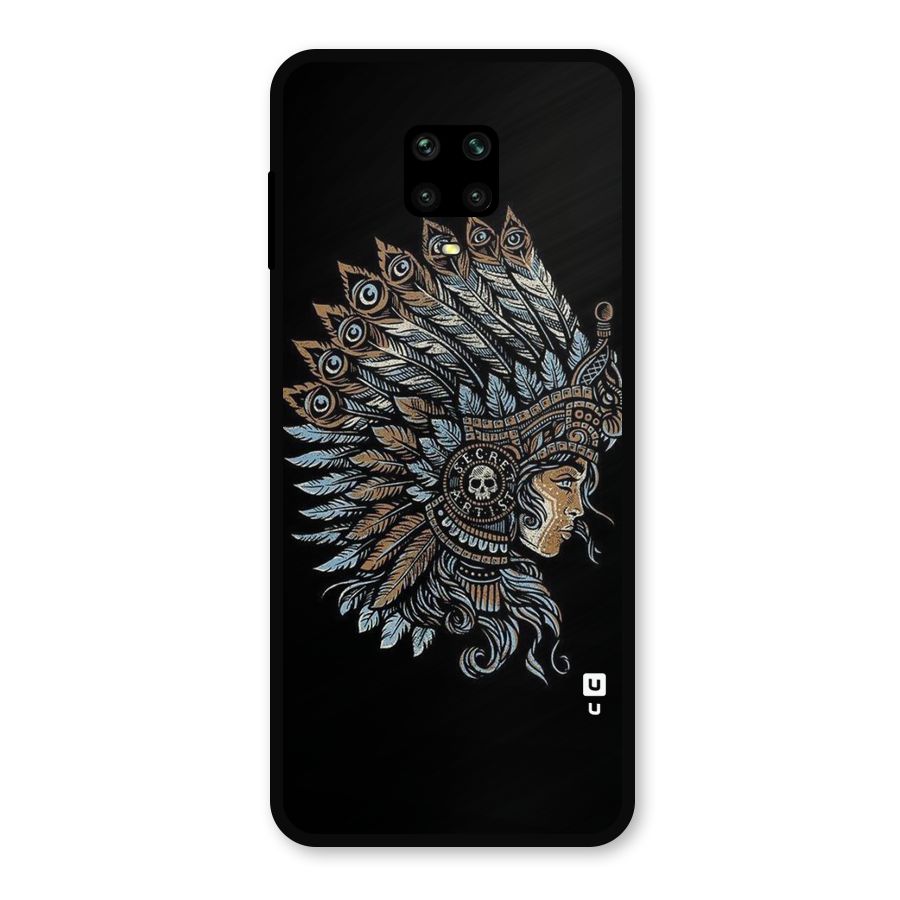 Tribal Design Metal Back Case for Poco M2 Pro