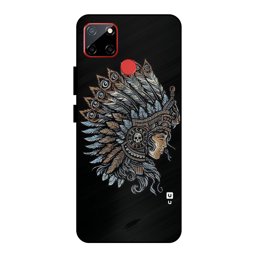 Tribal Design Metal Back Case for Realme C12