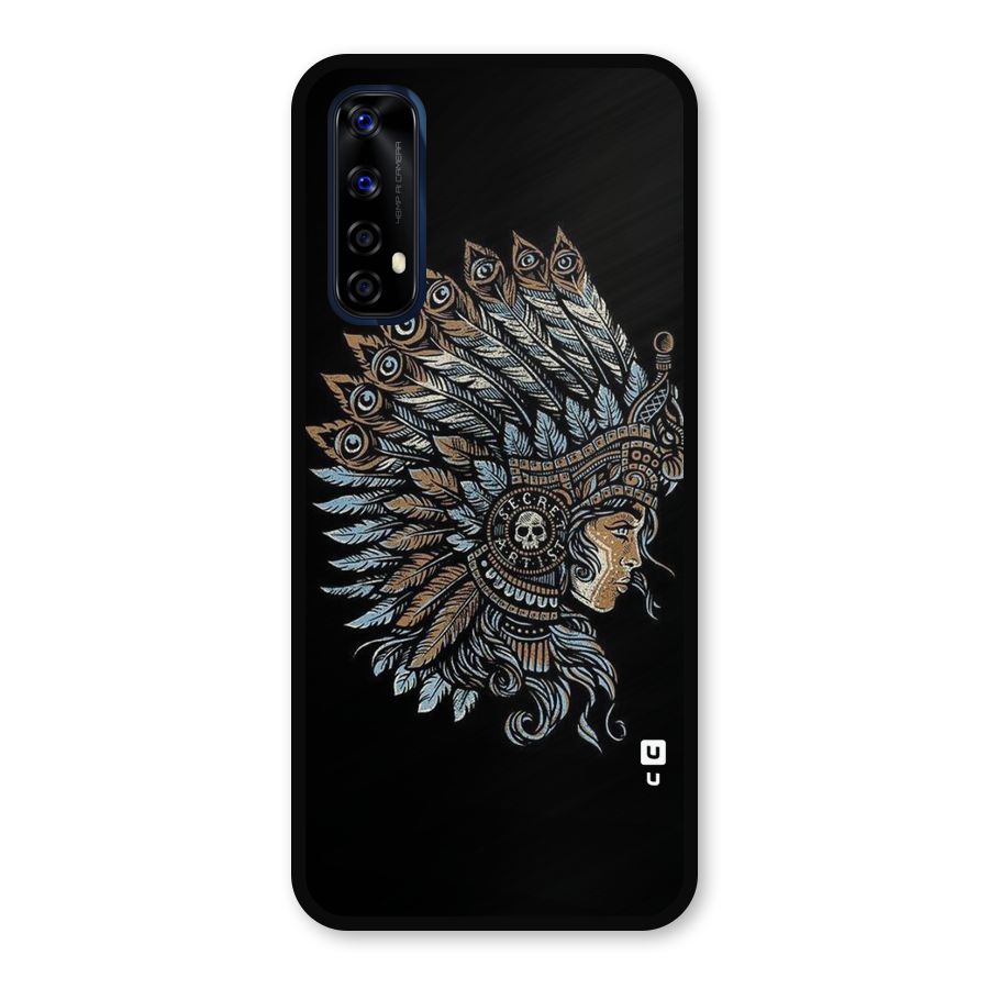 Tribal Design Metal Back Case for Realme Narzo 20 Pro
