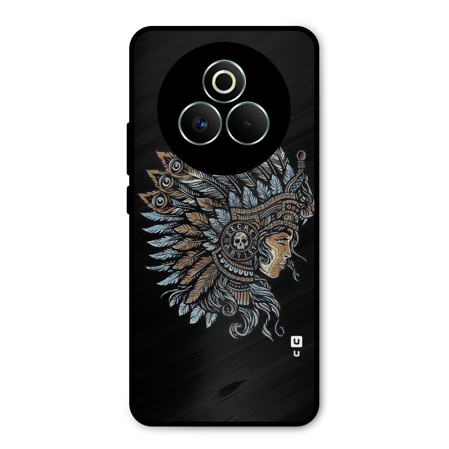 Tribal Design Metal Back Case for Realme P3 Pro