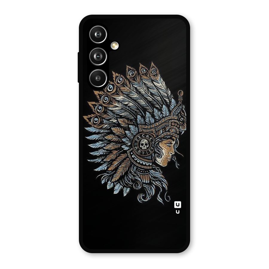 Tribal Design Metal Back Case for Samsung Galaxy M54