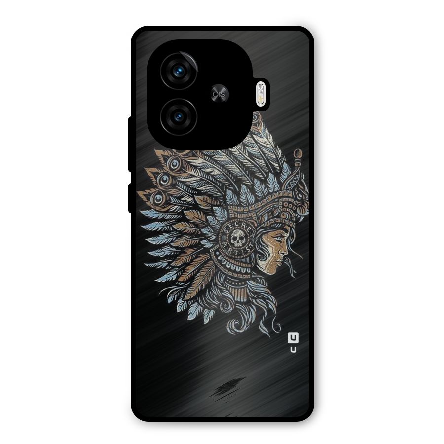 Tribal Design Metal Back Case for iQOO Neo 10R