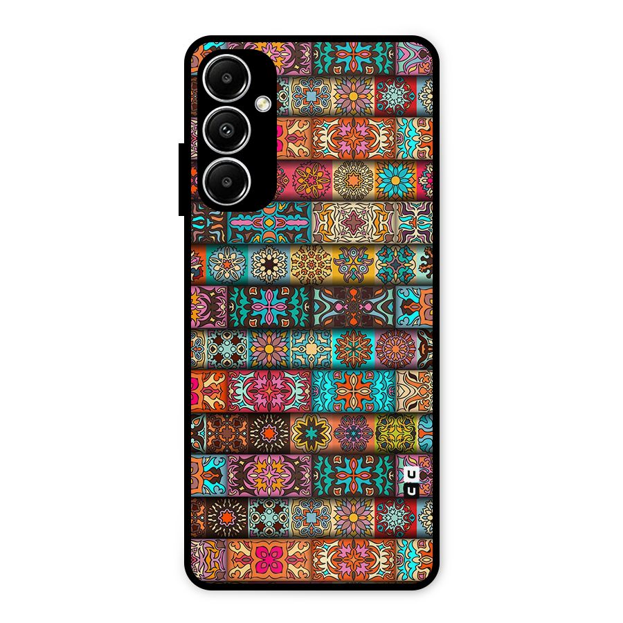 Tribal Seamless Pattern Vintage Decorative Metal Back Case for Galaxy A05s