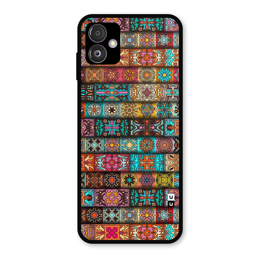 Tribal Seamless Pattern Vintage Decorative Metal Back Case for Galaxy F14