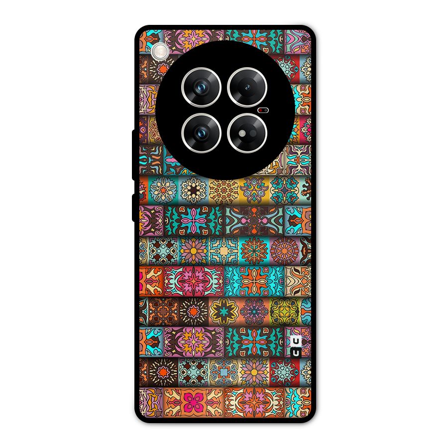 Tribal Seamless Pattern Vintage Decorative Metal Back Case for Infinix Zero 40 5G