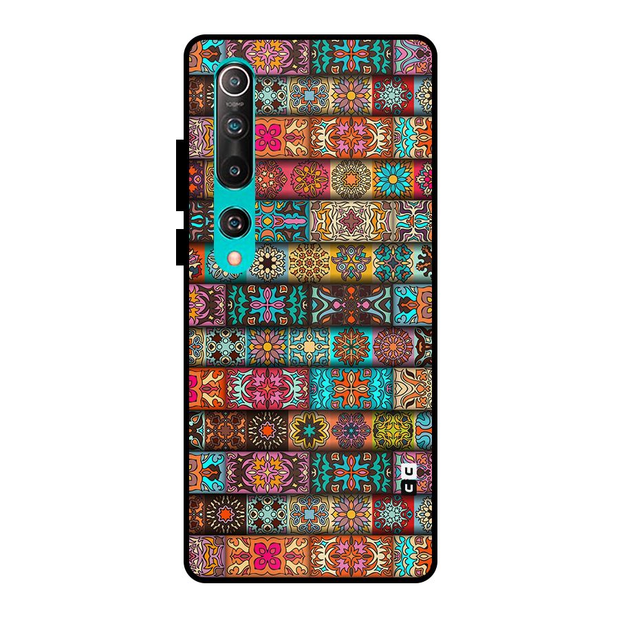 Tribal Seamless Pattern Vintage Decorative Metal Back Case for Mi 10