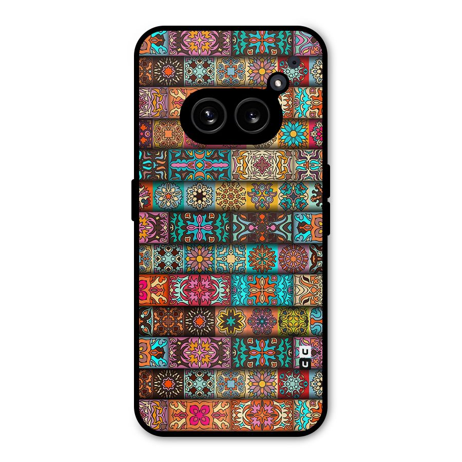 Tribal Seamless Pattern Vintage Decorative Metal Back Case for Nothing Phone 2a Plus