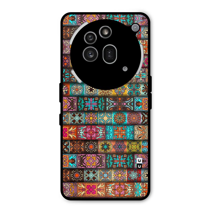 Tribal Seamless Pattern Vintage Decorative Metal Back Case for Nothing Phone 3a Pro