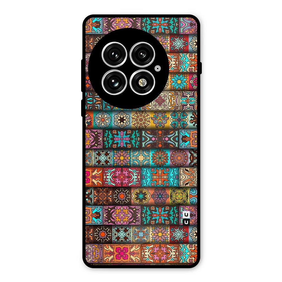 Tribal Seamless Pattern Vintage Decorative Metal Back Case for OnePlus 13