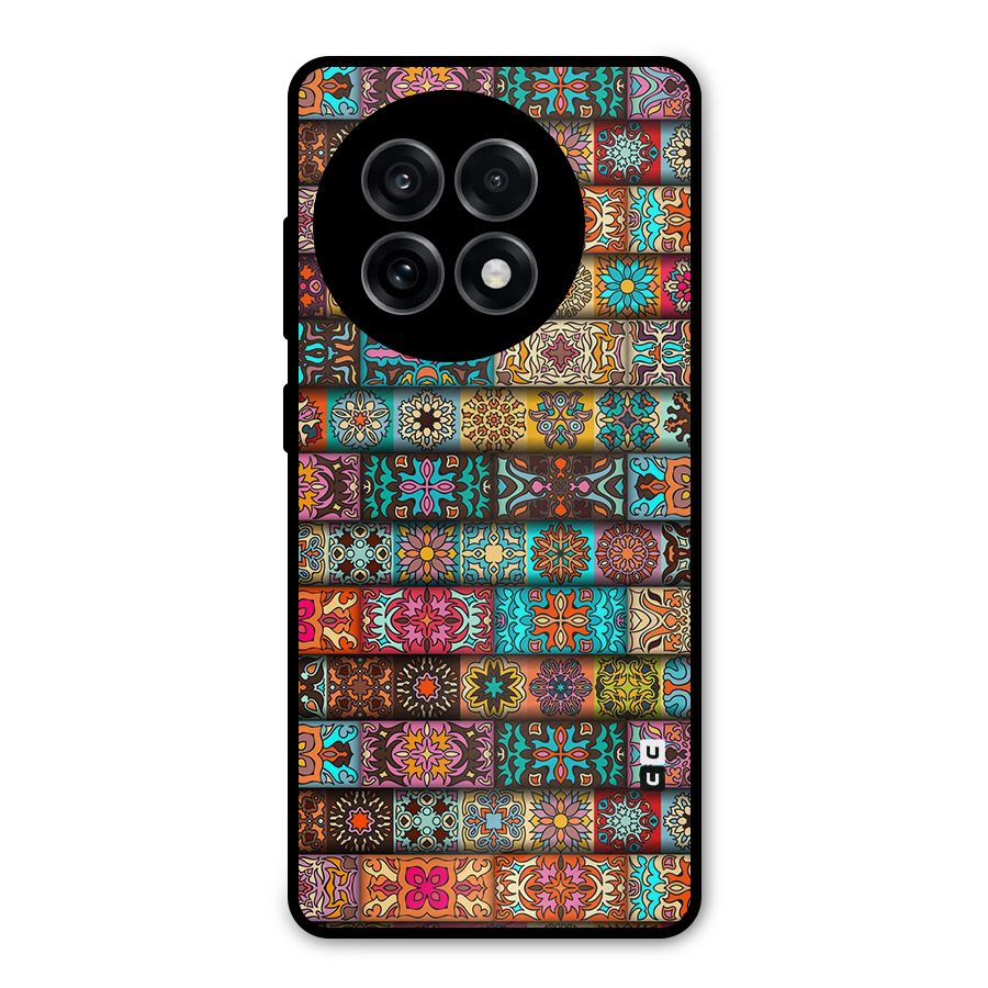 Tribal Seamless Pattern Vintage Decorative Metal Back Case for OnePlus 13R