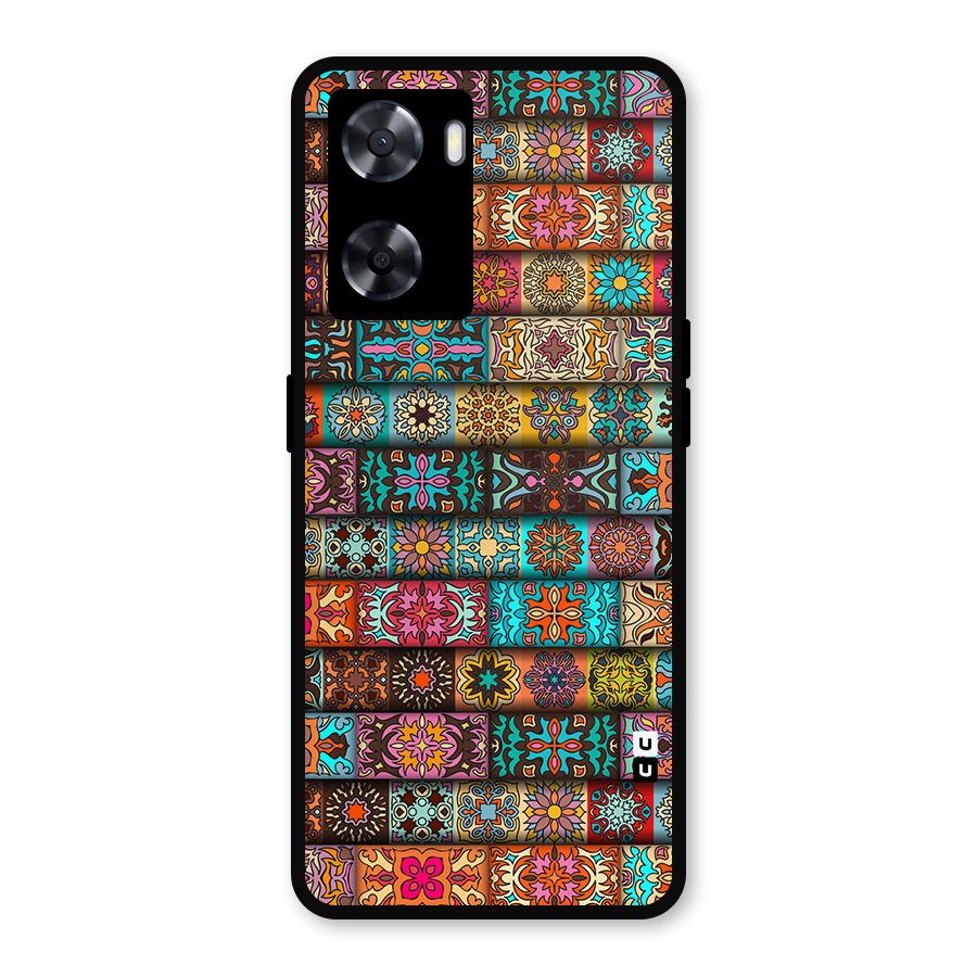 Tribal Seamless Pattern Vintage Decorative Metal Back Case for OnePlus Nord N20 SE