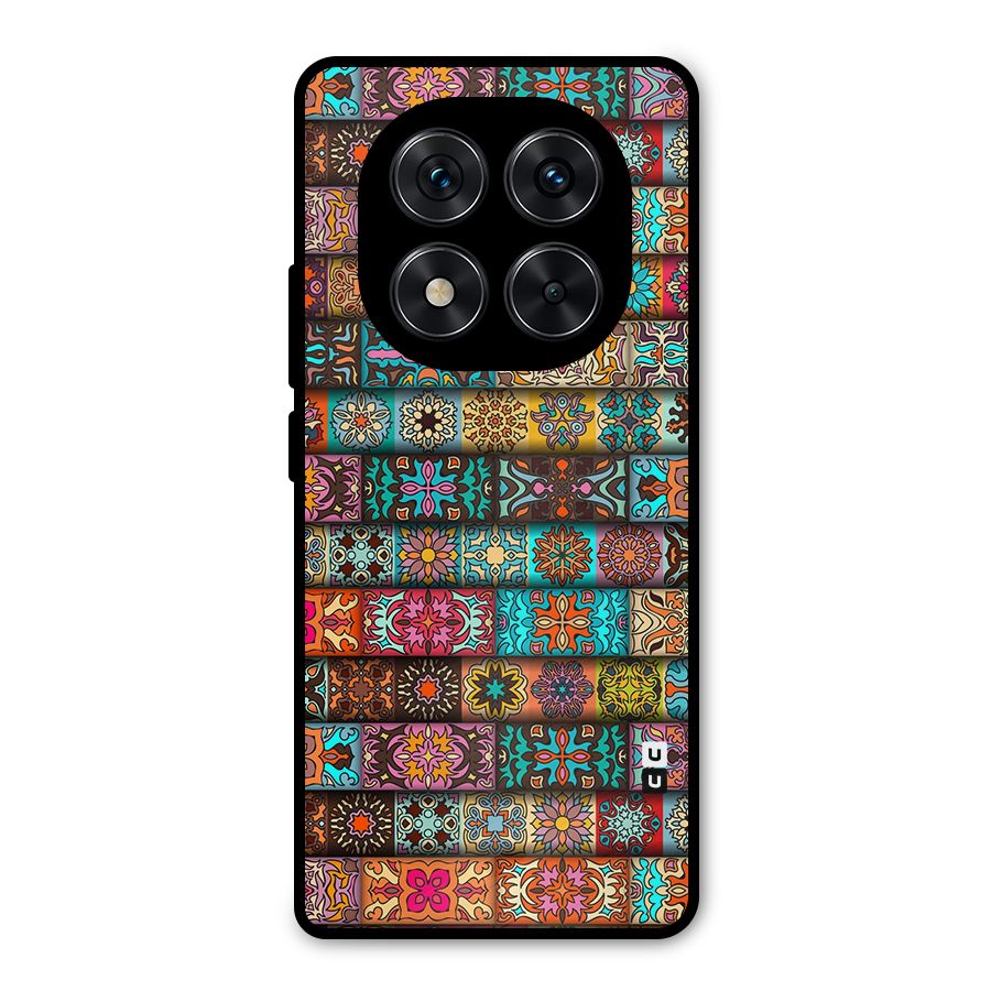 Tribal Seamless Pattern Vintage Decorative Metal Back Case for Poco X7