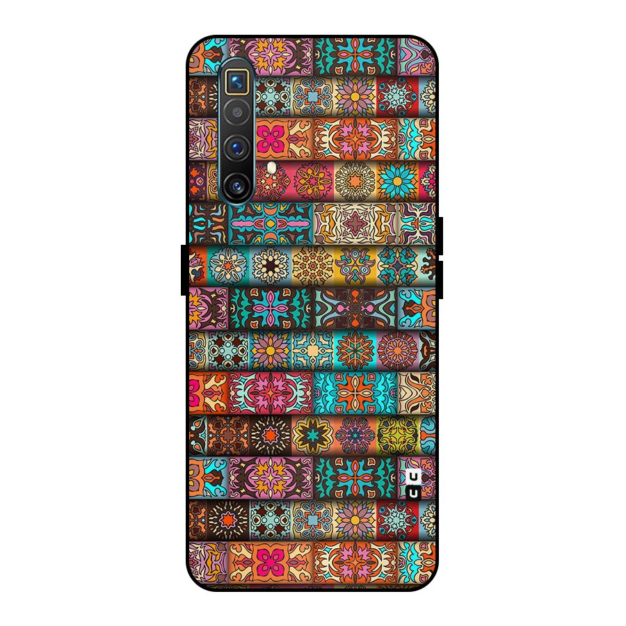 Tribal Seamless Pattern Vintage Decorative Metal Back Case for Realme X3 SuperZoom
