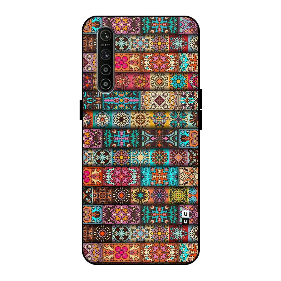 Tribal Seamless Pattern Vintage Decorative Metal Back Case for Realme XT
