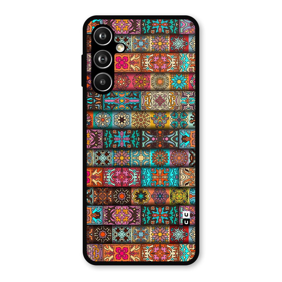 Tribal Seamless Pattern Vintage Decorative Metal Back Case for Samsung Galaxy M54