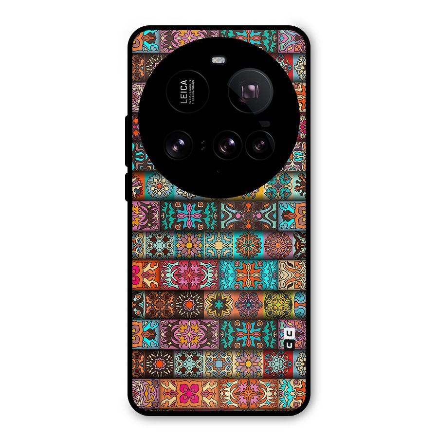 Tribal Seamless Pattern Vintage Decorative Metal Back Case for Xiaomi 15 Ultra
