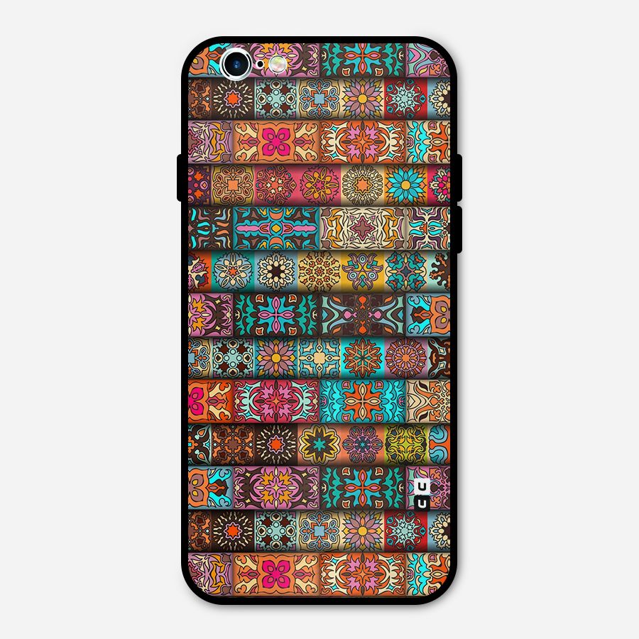 Tribal Seamless Pattern Vintage Decorative Metal Back Case for iPhone 6 6s
