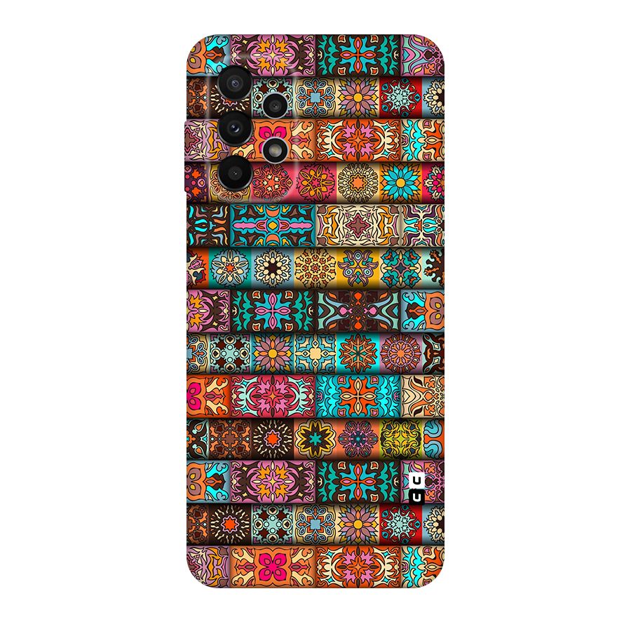 Tribal Seamless Pattern Vintage Decorative Original Polycarbonate Back Case for Galaxy A23