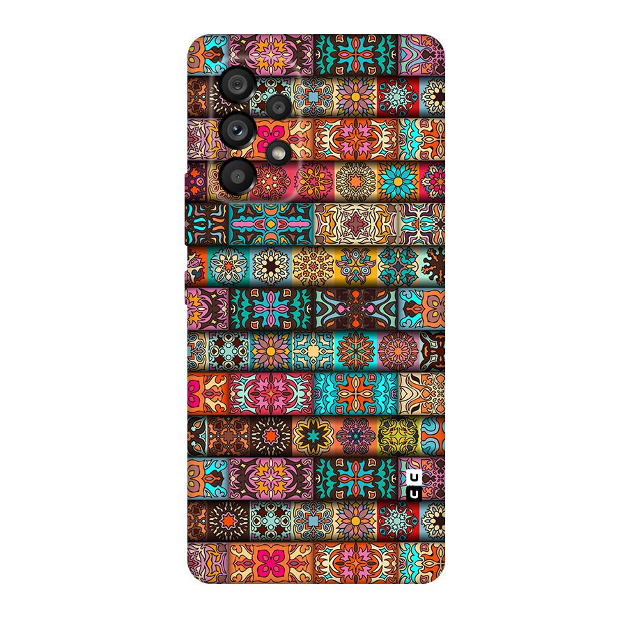 Tribal Seamless Pattern Vintage Decorative Original Polycarbonate Back Case for Galaxy A53 5G