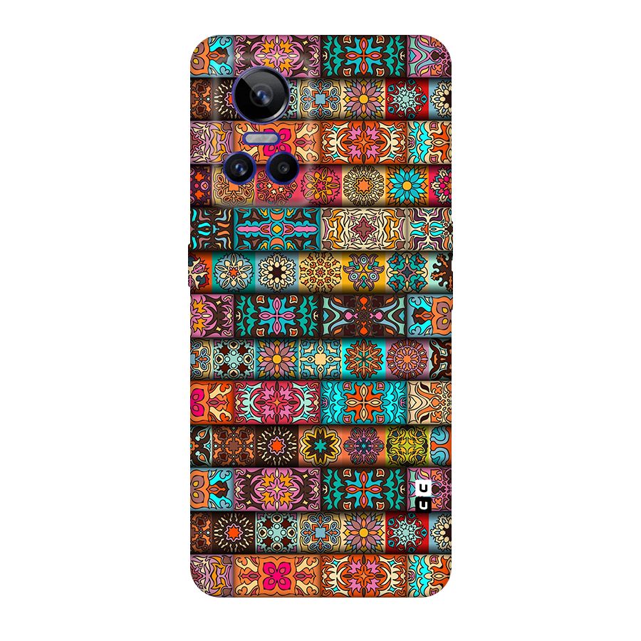 Tribal Seamless Pattern Vintage Decorative Original Polycarbonate Back Case for Realme GT Neo 3