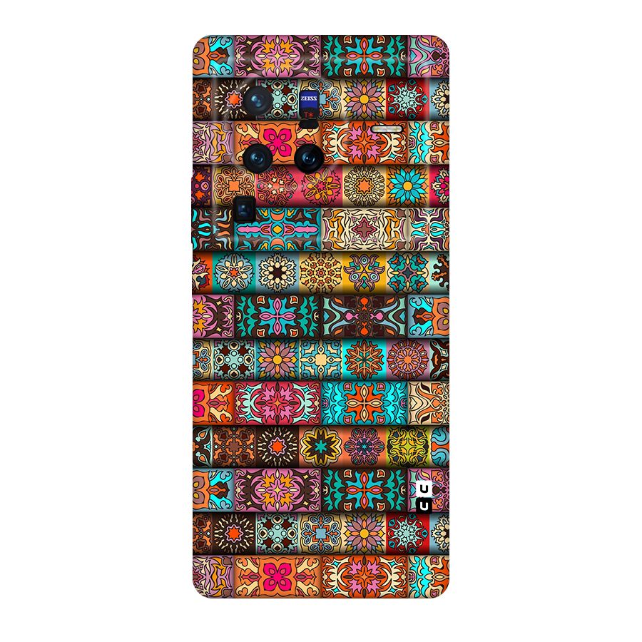 Tribal Seamless Pattern Vintage Decorative Original Polycarbonate Back Case for Vivo X80