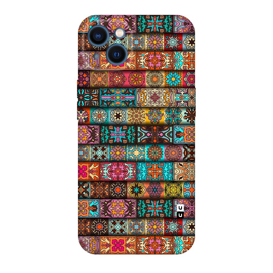 Tribal Seamless Pattern Vintage Decorative Original Polycarbonate Back Case for iPhone 13