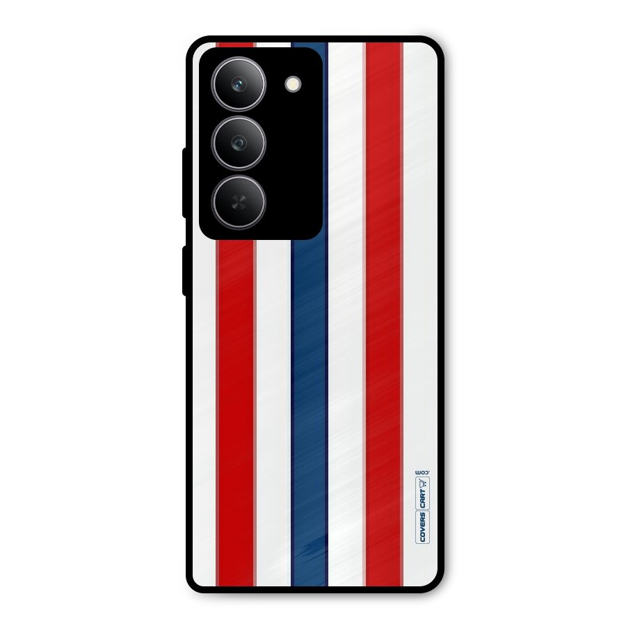Tricolor Stripes Metal Back Case for Realme P3x