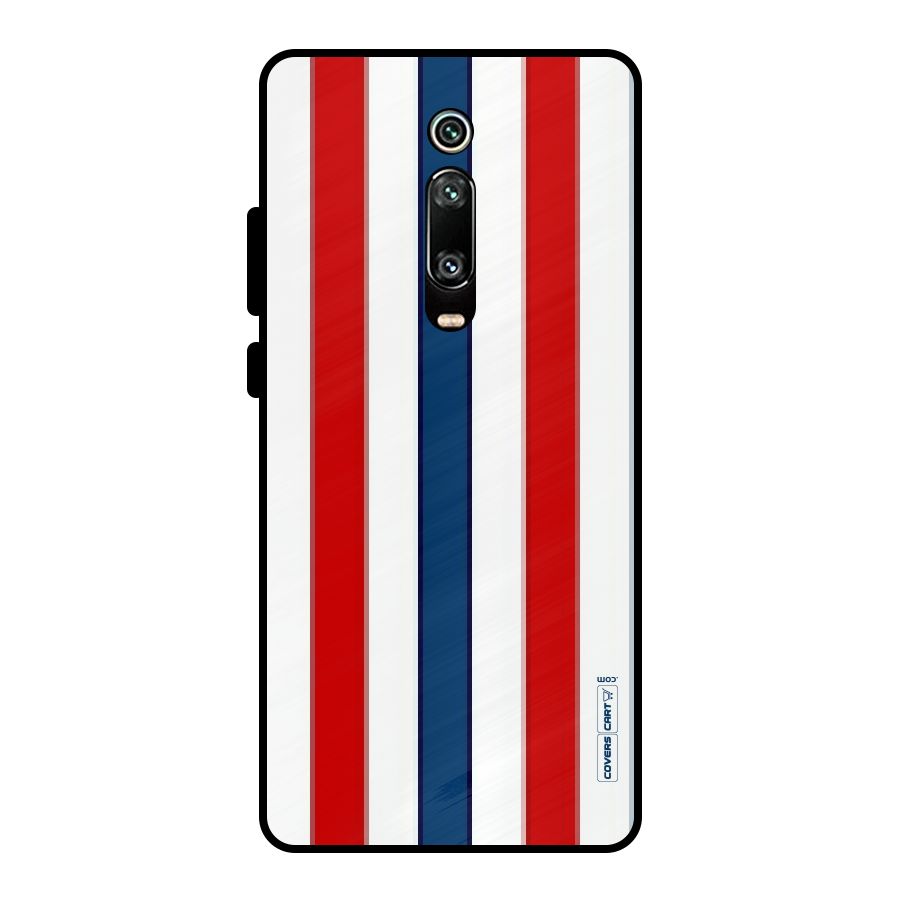 Tricolor Stripes Metal Back Case for Redmi K20