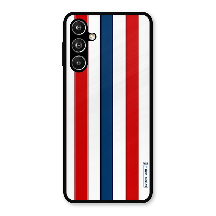Tricolor Stripes Metal Back Case for Samsung Galaxy M54