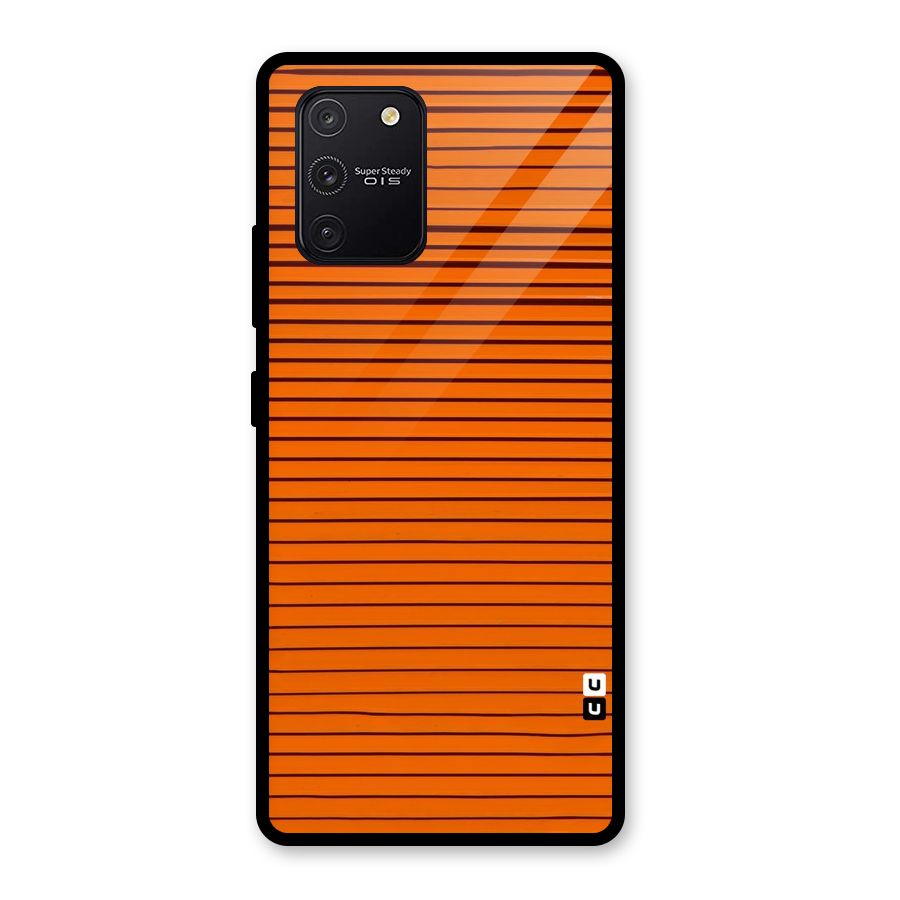 Trippy Stripes Glass Back Case for Galaxy S10 Lite