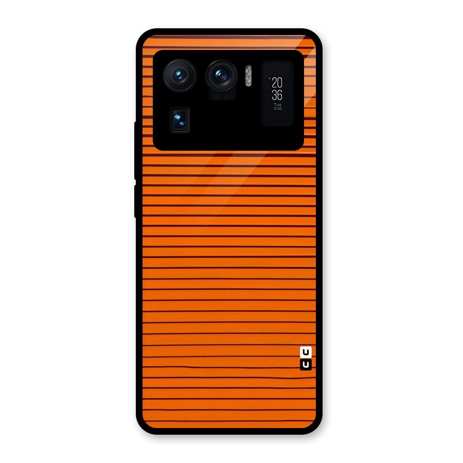 Trippy Stripes Glass Back Case for Mi 11 Ultra