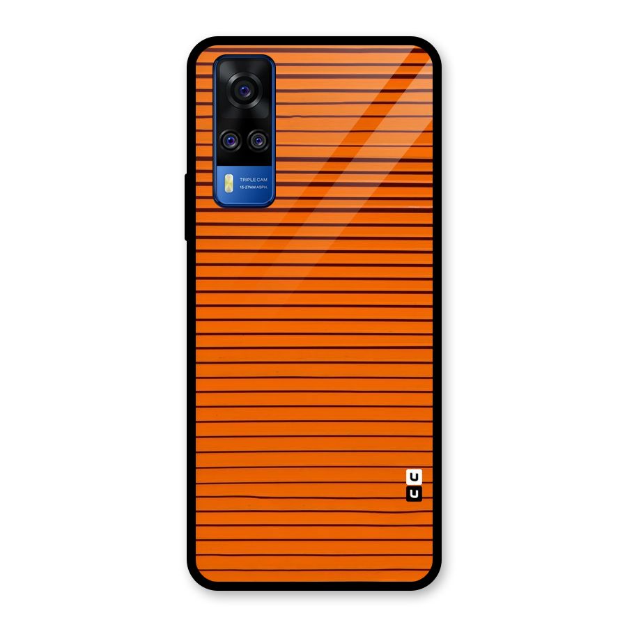 Trippy Stripes Glass Back Case for Vivo Y31