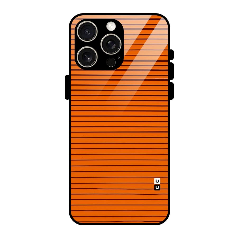 Trippy Stripes Glass Back Case for iPhone 15 Pro Max