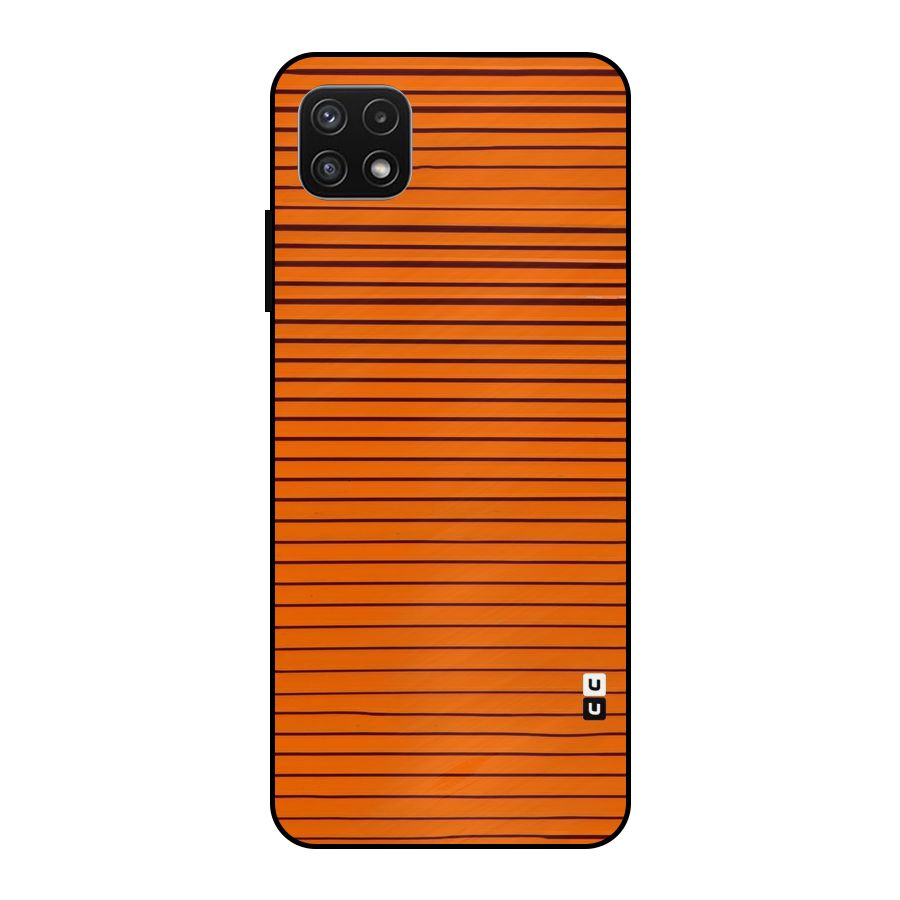 Trippy Stripes Metal Back Case for Galaxy A22 5G