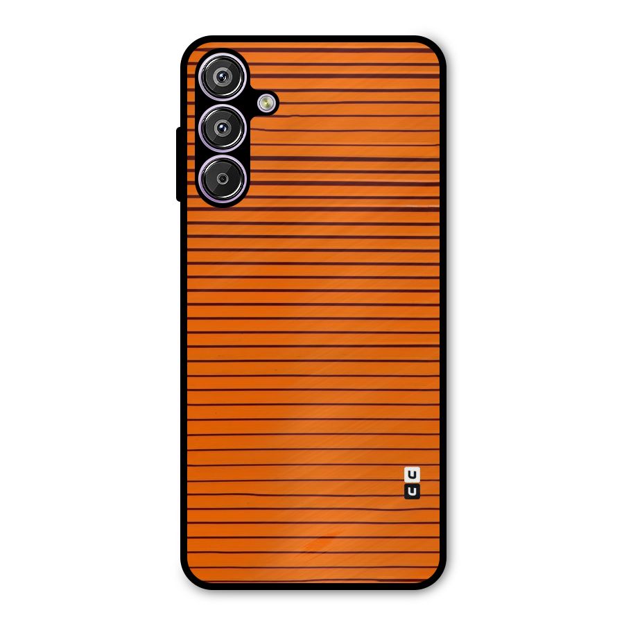 Trippy Stripes Metal Back Case for Galaxy F15