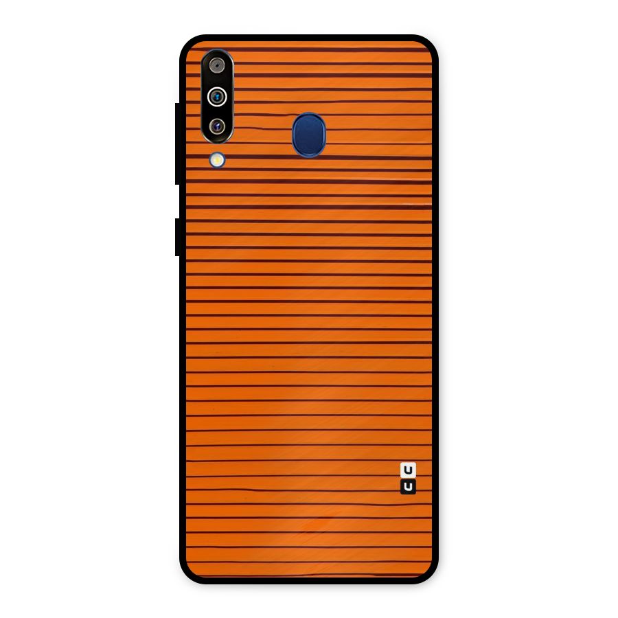 Trippy Stripes Metal Back Case for Galaxy M30