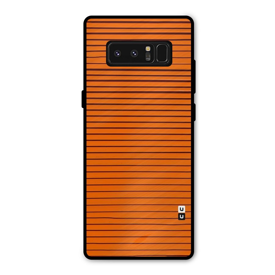 Trippy Stripes Metal Back Case for Galaxy Note 8