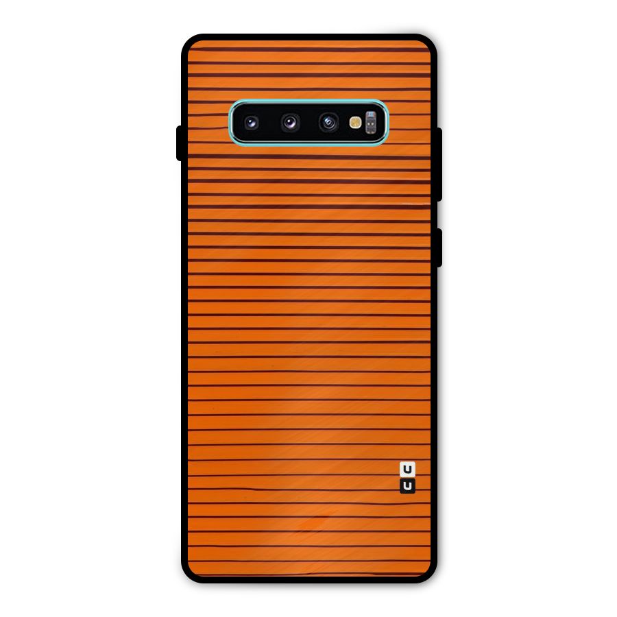 Trippy Stripes Metal Back Case for Galaxy S10 Plus